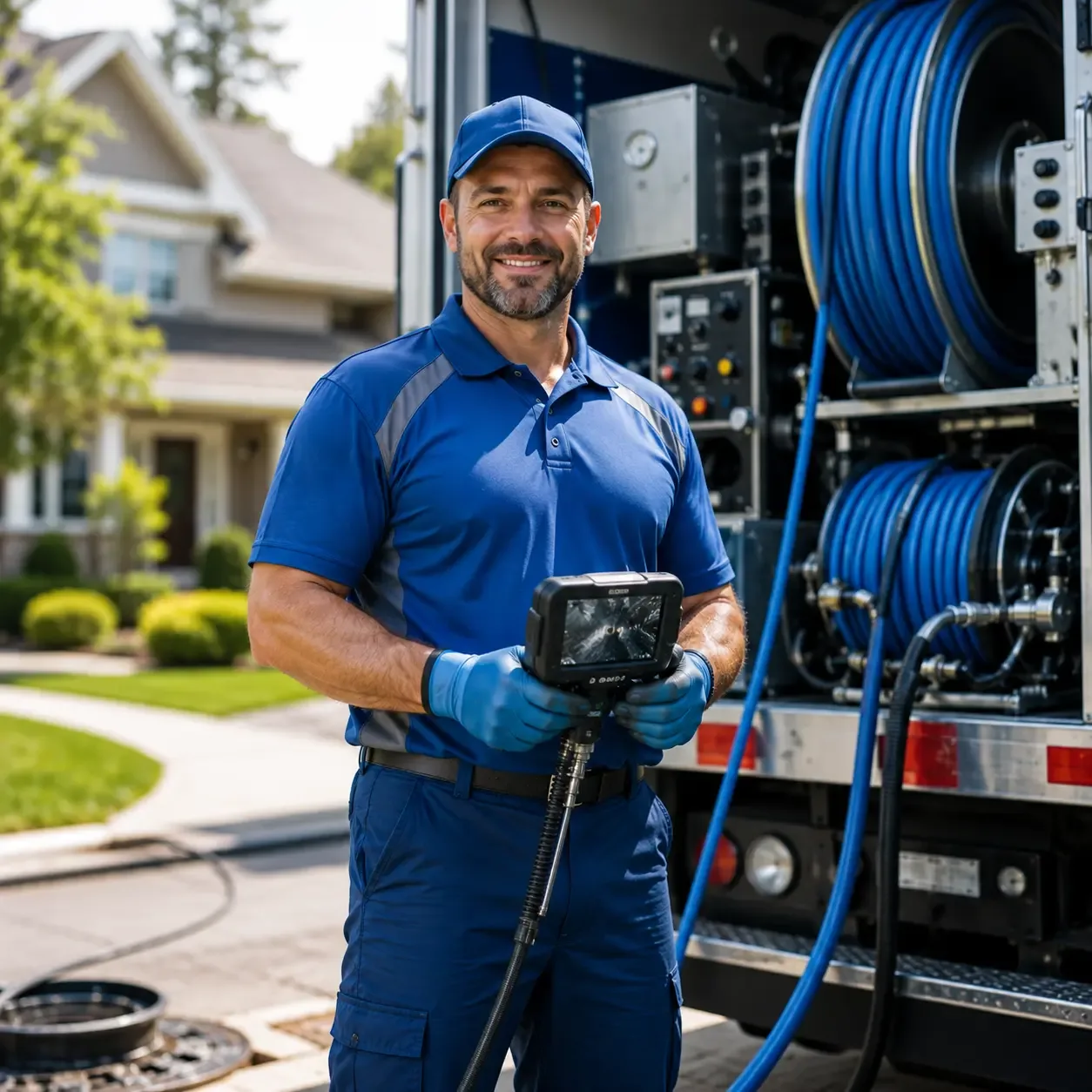 Local outdoor drain cleaning specialists in Lewisville, IN